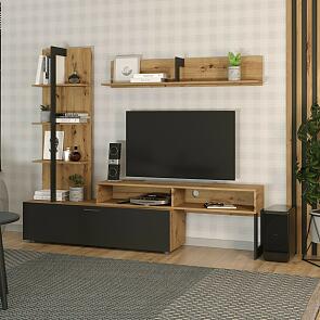 JUNO гостиная Дуб Артизан/Черный