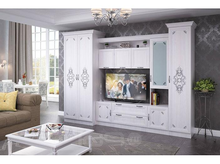 Гостиная Анкона-01 Ясень анкор