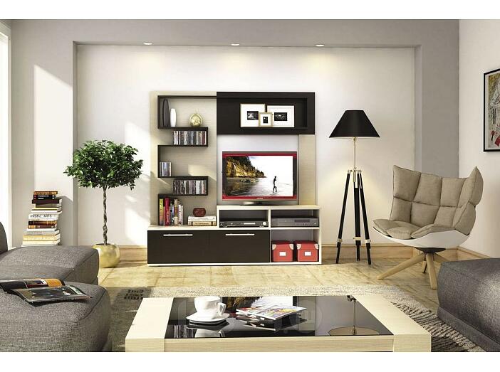 Стенка Ибица СТЛ.107.00 Дуб молочный/Дуб феррара