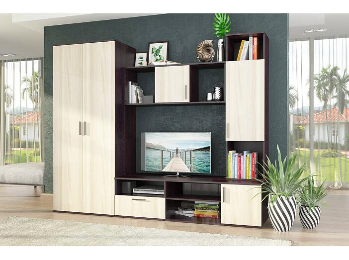 Гостиная Мелани Ясень шимо светлый/ Дуб ферарра