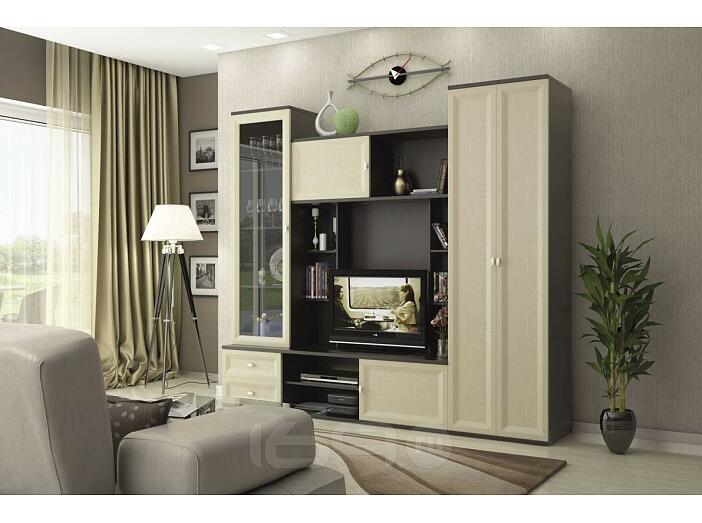 Стенка Тэо СТЛ.Н 039.00 Венге светлый/ Венге темный