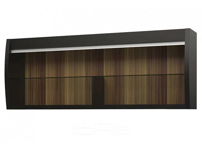 Полка со стеклом Ксено СТЛ.078.10 Слива валлис/ Дуб ферарра