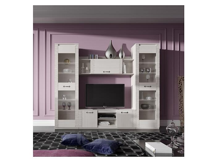 Модульная гостиная "Элана" Бодега белая композиция #2