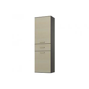 Шкаф навесной с ящиком Пассаж СБ-801 Дуб феррара/Дуб кремона