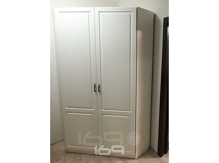 Ливерпуль Шкаф для одежды 13.124.02 Белый, ясень ваниль НМ-1012-100 ПВХ