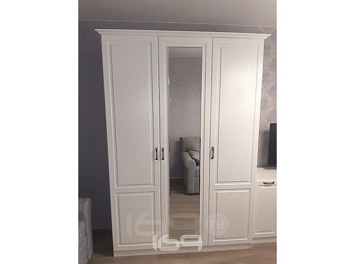 Ливерпуль Шкаф комбинированный 08.45 Белый/Ясень Ваниль