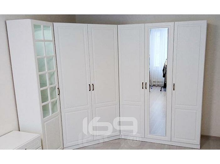 Ливерпуль Шкаф комбинированный 08.45 Белый/Ясень Ваниль