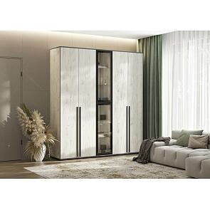 Норд гостиная 2 Дуб Крафт Белый/Дуб Крафт Белый 2000*510*2236