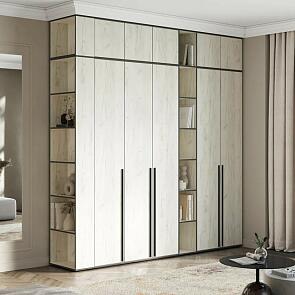 Норд гостиная 3 Дуб Крафт Белый/Дуб Крафт Белый 2538*510*2654