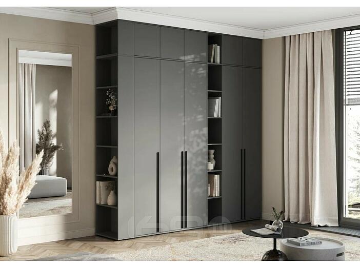 Норд гостиная 3 Графит/Графит 2538*510*2654