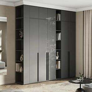 Норд гостиная 3 Графит/Графит 2538*510*2654