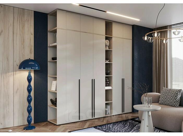 Норд гостиная 3 Кашемир/Дуб Крафт 2538*510*2654