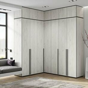 Норд гостиная 4 Дуб Крафт белый/Дуб Крафт Белый 1253*510*2654