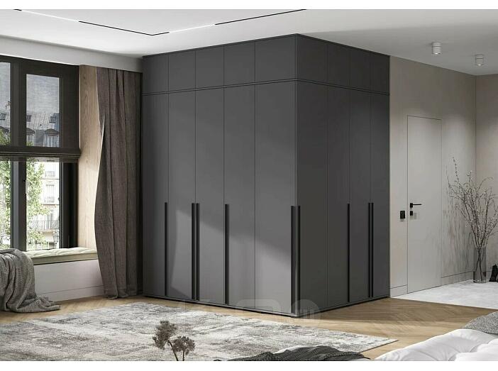 Норд гостиная 6 Графит/Графит 2110*510*2654