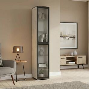 Норд Пенал-стекло (400) (Дуб Крафт Белый)