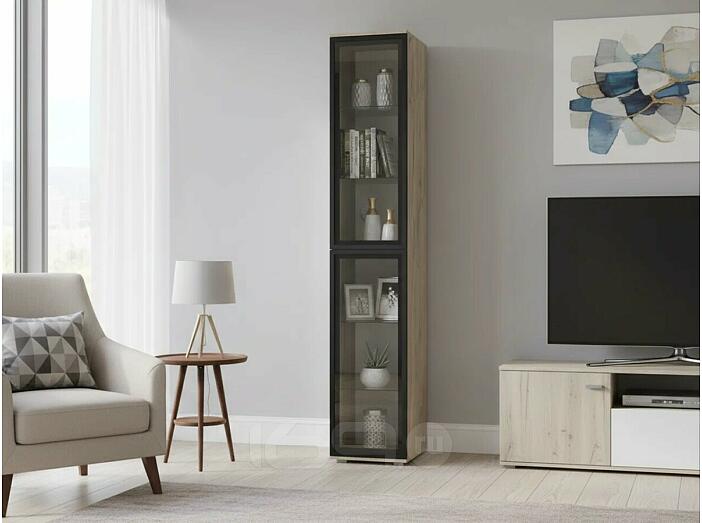 Норд Пенал-стекло (400) (Дуб Крафт серый)