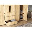 Норд Шкаф 6-ти ств. (Дуб Крафт, Дуб Крафт (КРОМКА ВЕНГЕ))