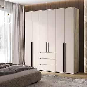 Норд Шкаф 6-ти ств. (Кашемир, Дуб Крафт серый)