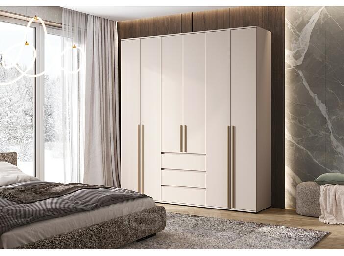 Норд Шкаф 6-ти ств.(золото) (Кашемир, Кашемир)