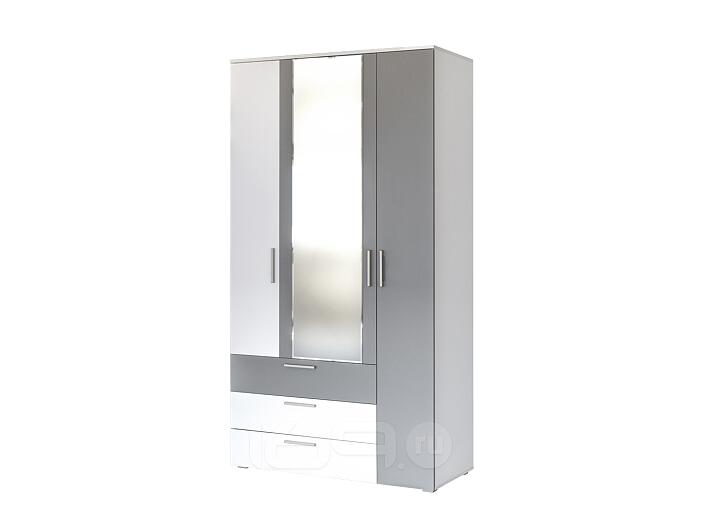 Шкаф для одежды Локи 10.71 Белый премиум/Серый шифер