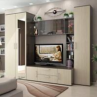 Стенка Милан СТЛ.248.00МС Дуб феррара/Дуб кремона