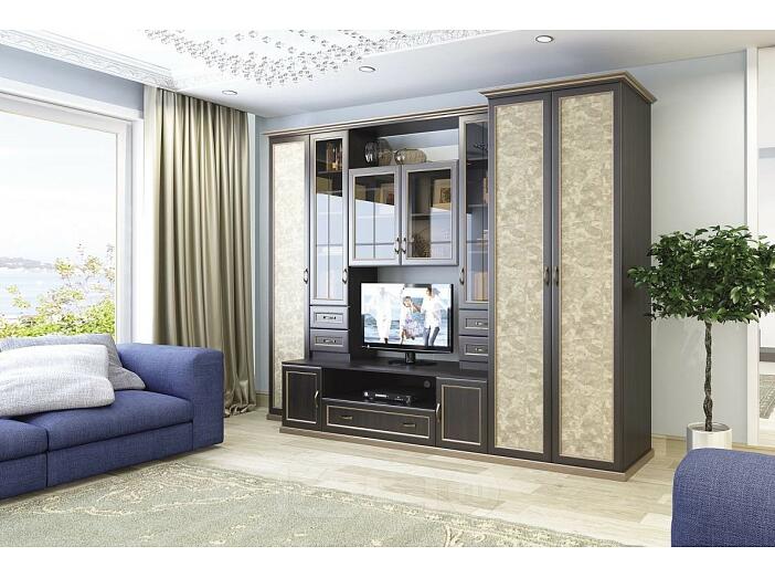 Гостиная Марина (правая) Granite rose/Chesterfild oak