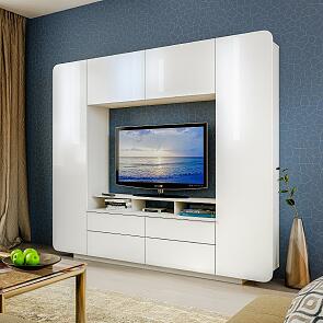 Шкаф комбинированный Румба 03.272 Белый