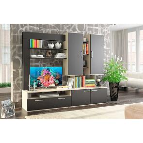 Стенка Blues Chesterfild oak/Дуб молочный