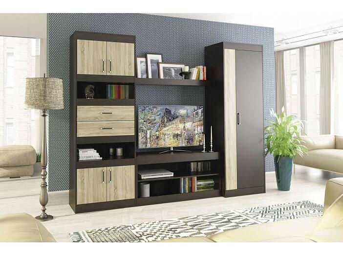 Стенка Агата Дуб сонома/Дуб ферарра