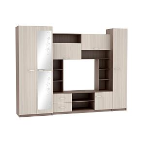 Стенка Марта-11 ЛДСП Ясень шимо светлый