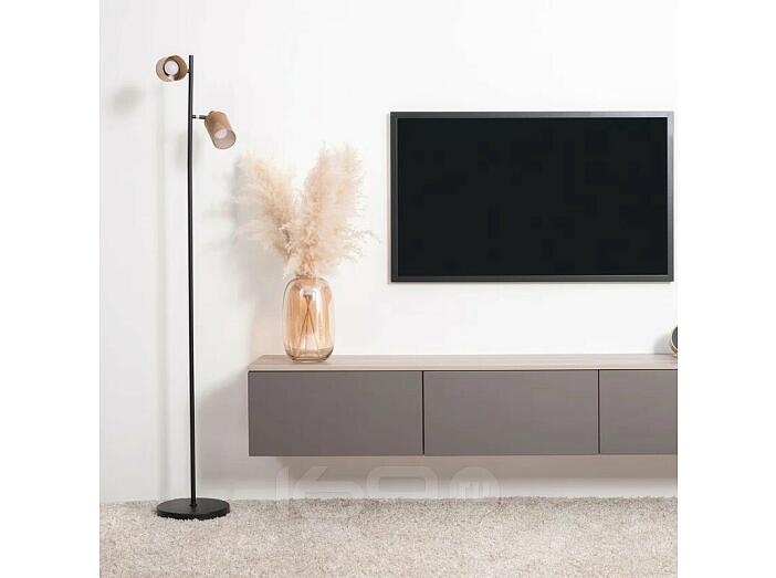 Роквуд Тумба под ТВ 16.54.02 Эмили Блаш U9135, Графит мягкая шагрень 2998 ПВХ