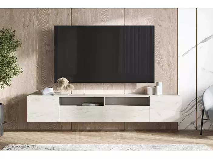 Сити Тумба ТВ (2000) (Дуб Крафт Белый)