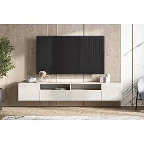 Сити Тумба ТВ (2000) (Дуб Крафт Белый)