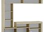 Тумба центральная Берген ТБ-210 МДФ Белый глянец/Дуб сонома