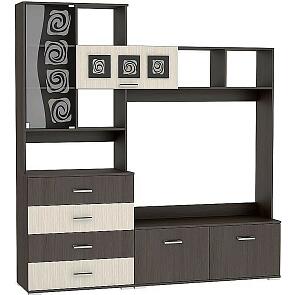 Тумба центральная Рошель ТБ-800М Венге/ Дуб белфорд 