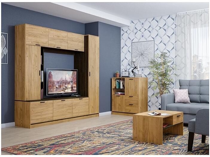 Стол журнальный Бали 03.233 Дуб крафт золотой