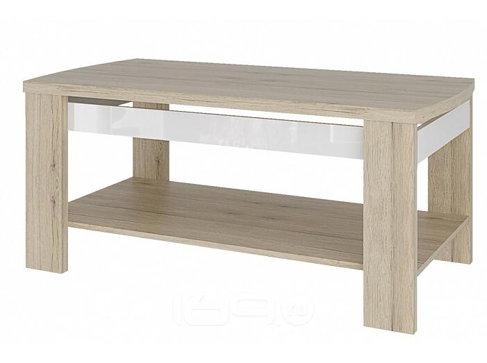 Стол журнальный Ксено СТЛ.078.09 Дуб санремо/Белый