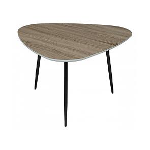 Стол журнальный WOOD62 #4 дуб серо-коричневый винтажный