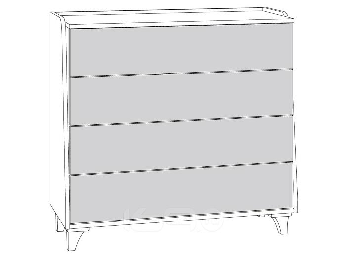 Комод Келли 2 Дуб сонома