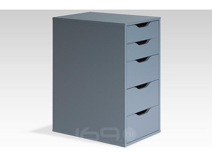 Ингар 5 комод 36x71x53, серо-бирюзовый