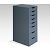 Ингар 8 комод 36x102x53, серо-бирюзовый