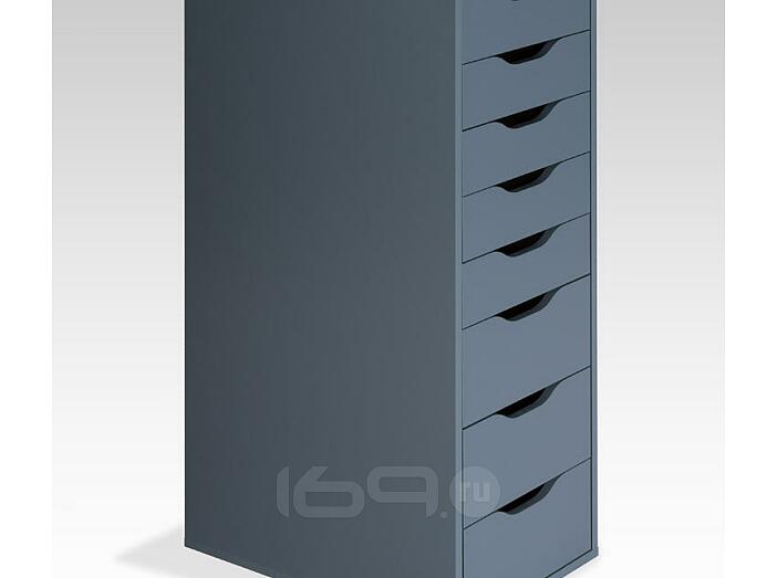 Ингар 8 комод 36x102x53, серо-бирюзовый