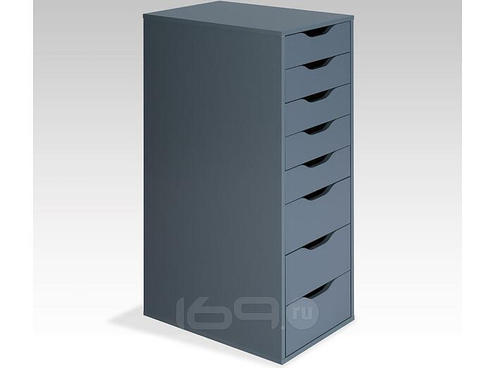 Ингар 8 комод 36x102x53, серо-бирюзовый