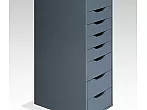 Ингар 8 комод 36x102x53, серо-бирюзовый