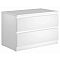 МАЛЬТА комод 2 ящика 80х54 белый RU