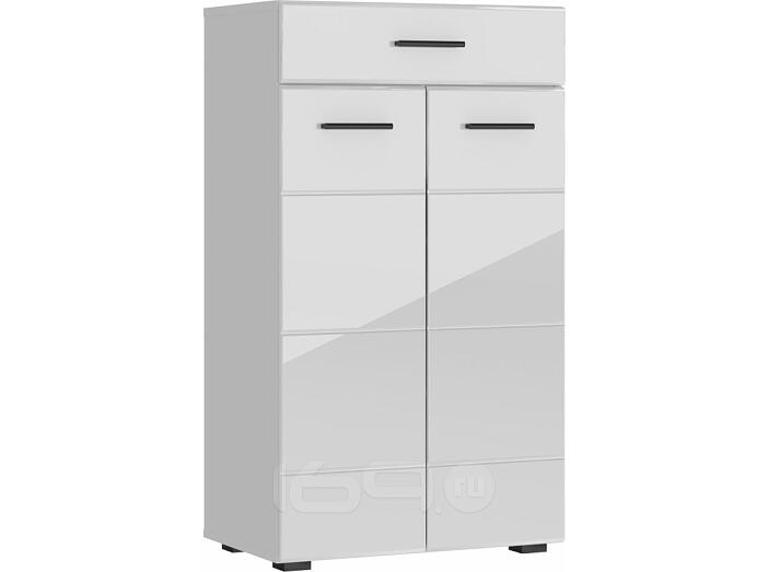 Комод GLOSS КМВ-60 Белый/Белый глянец