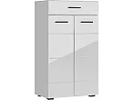 Комод GLOSS КМВ-60 Белый/Белый глянец