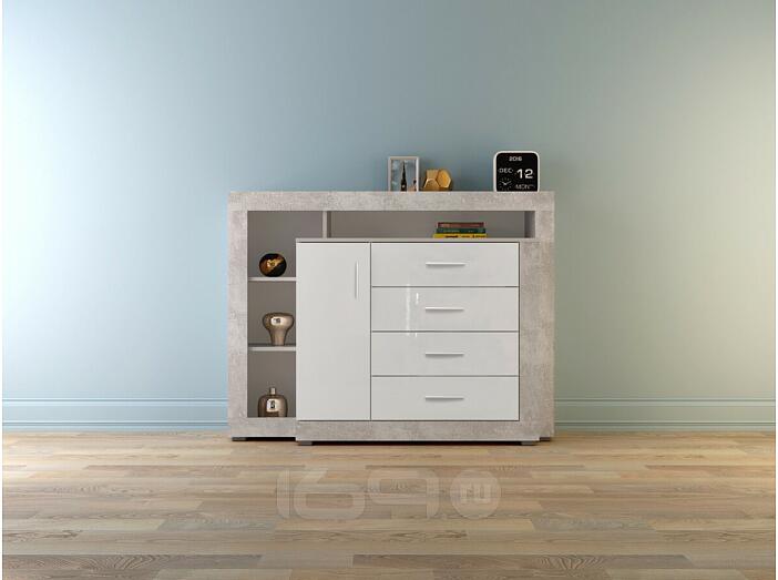 Комод МОНТАНА Atelier/Белый глянец 71020124