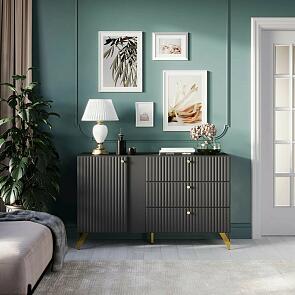 Комод RENO КД-3 Чёрный