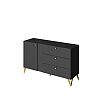 Комод RENO КД-3 Чёрный